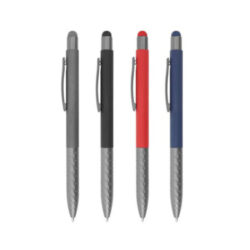 Stylus Metal Pens with Textured Grip - Image 3