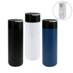 Double Wall SS Bottles, Twist-off Lid with Phone Holder 600ml - Image 4