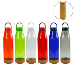 PET Bottles with Cork Base, Twist-off Lid, Handle, 720ml - Image 3