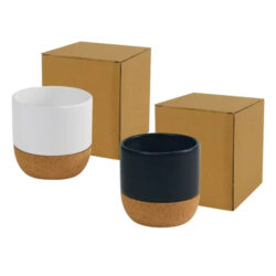 UAE Day Ceramic Cup with Cork Base 6 oz Matte Finish - Image 3