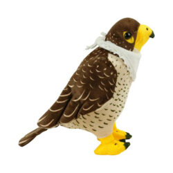 Falcon Plush Toys with White Scarf for Branding 22 cm - Image 3