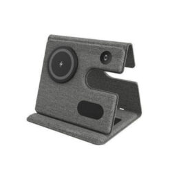 PLANA - CHANGE ZERO Recycled 3-in-1 Wireless Charger Station - Grey