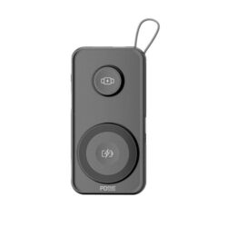 ROTTERDAM - @memorii® 10,000mAh Universal Wireless Powerbank with inbuilt cables - Black