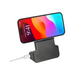 KORMAN - @memorii® Magnetic Phone Stand with 15W Wireless Charging and Remote Shutter - Black - Image 4