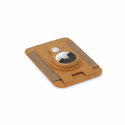 MARZ - Santhome® Magnetic Phone Cardholder with Santhome Tag Pocket - Tan - Image 4