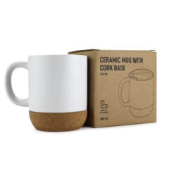 UAE Day Ceramic Mugs with Lid and Cork Base 385 ml - Image 6