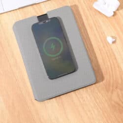 ONEX - CHANGE ZERO Recycled 10000mAh 15W MagSafe Wireless A5 Organizer 32GB - Grey - Image 3