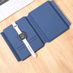 ONEX - CHANGE ZERO Recycled 10000mAh 15W MagSafe Wireless A5 Organizer 32GB - Navy Blue - Image 5