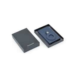 TROMSI - Santhome® PU Card Holder with Santhome Tag pocket - Navy Blue - Image 4
