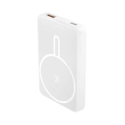 TARRENZ - Giftology 5000 mAh Magnetic Wireless Powerbank - White - Image 3