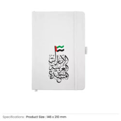 UAE Day PU Notebooks with Pen Holder - Image 3