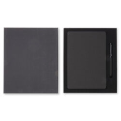 VARDIM - CHANGE ZERO Sustainable Gift Set with Refillable Notebook & Pen - Black - Image 4