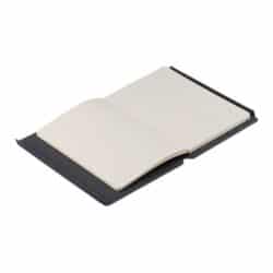 TESSIN - CHANGE ZERO Sustainable Gift Set with Refillable Notebook, Pen & Cardholder - Black - Image 4