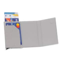 TESSIN - CHANGE ZERO Sustainable Gift Set with Refillable Notebook, Pen & Cardholder - Grey - Image 4