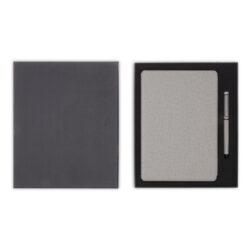 VARDIM - CHANGE ZERO Sustainable Gift Set with Refillable Notebook & Pen - Grey - Image 3