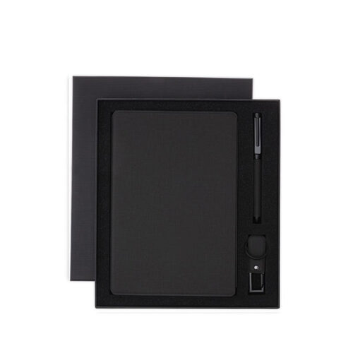 CHANGE ZERO Sustainable Gift Set with Refillable Notebook, Pen & USB Keychain - Grey (2)