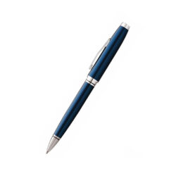 Cross Coventry Blue Lacquer with Polished Chrome Appointments Ballpoint Pen