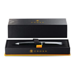Cross ATX® Basalt Black with Polished Chrome Appointments Ballpoint Pen - Image 4