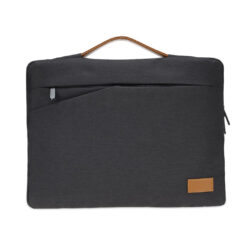 SALCEA - Santhome® 15" Laptop Sleeve - Black/Tan