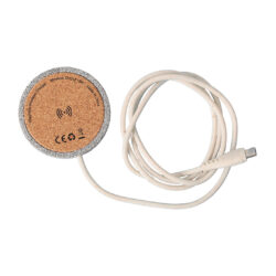 COSMO - RPET & Cork Wireless Charger - Image 4