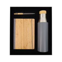 Bamboo Lid Bottle Gift Set