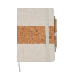 ERDUDFYL - Cork + RPET Notebook and Bamboo Pen Gift Set - Image 4