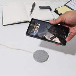 COSMO - RPET & Cork Wireless Charger - Image 5