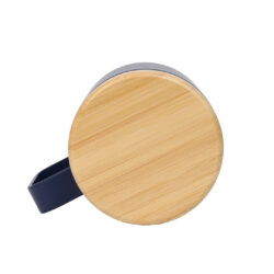HYDRO - Bamboo Base Stainless Steel Mug - Image 5