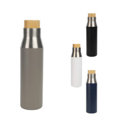 QUENCH - Vaccum Bottle with Bamboo Lid